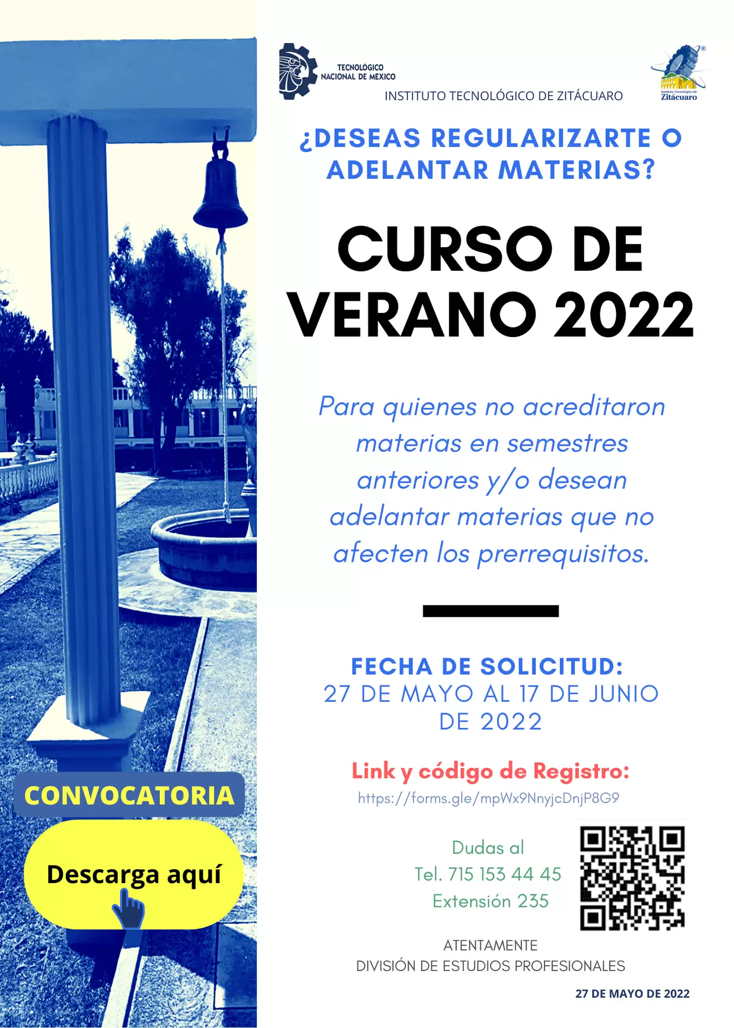 CONVOCATORIA CURSO DE VERANO 2022